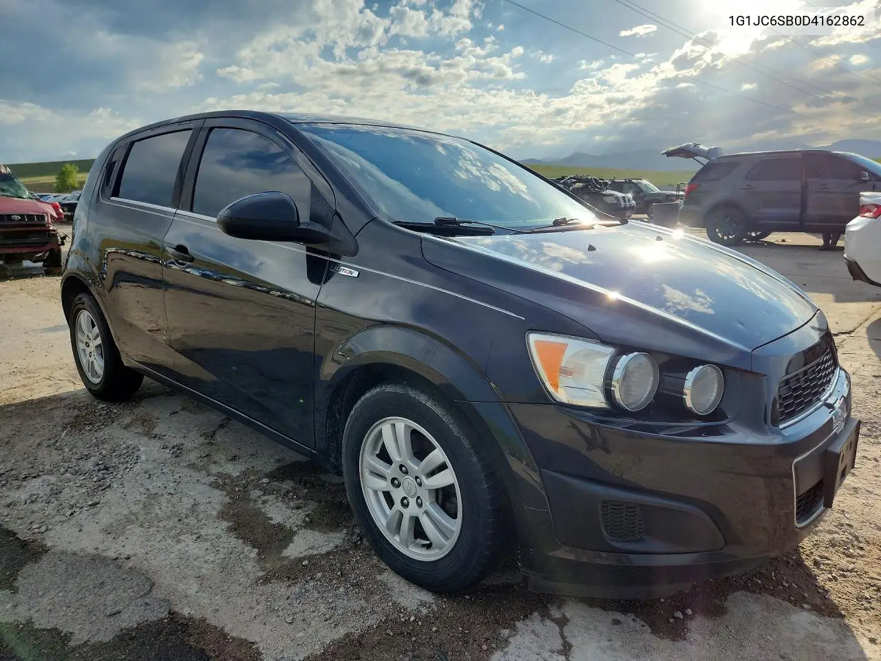 2013 Chevrolet Sonic Lt VIN: 1G1JC6SB0D4162862 Lot: 55539436