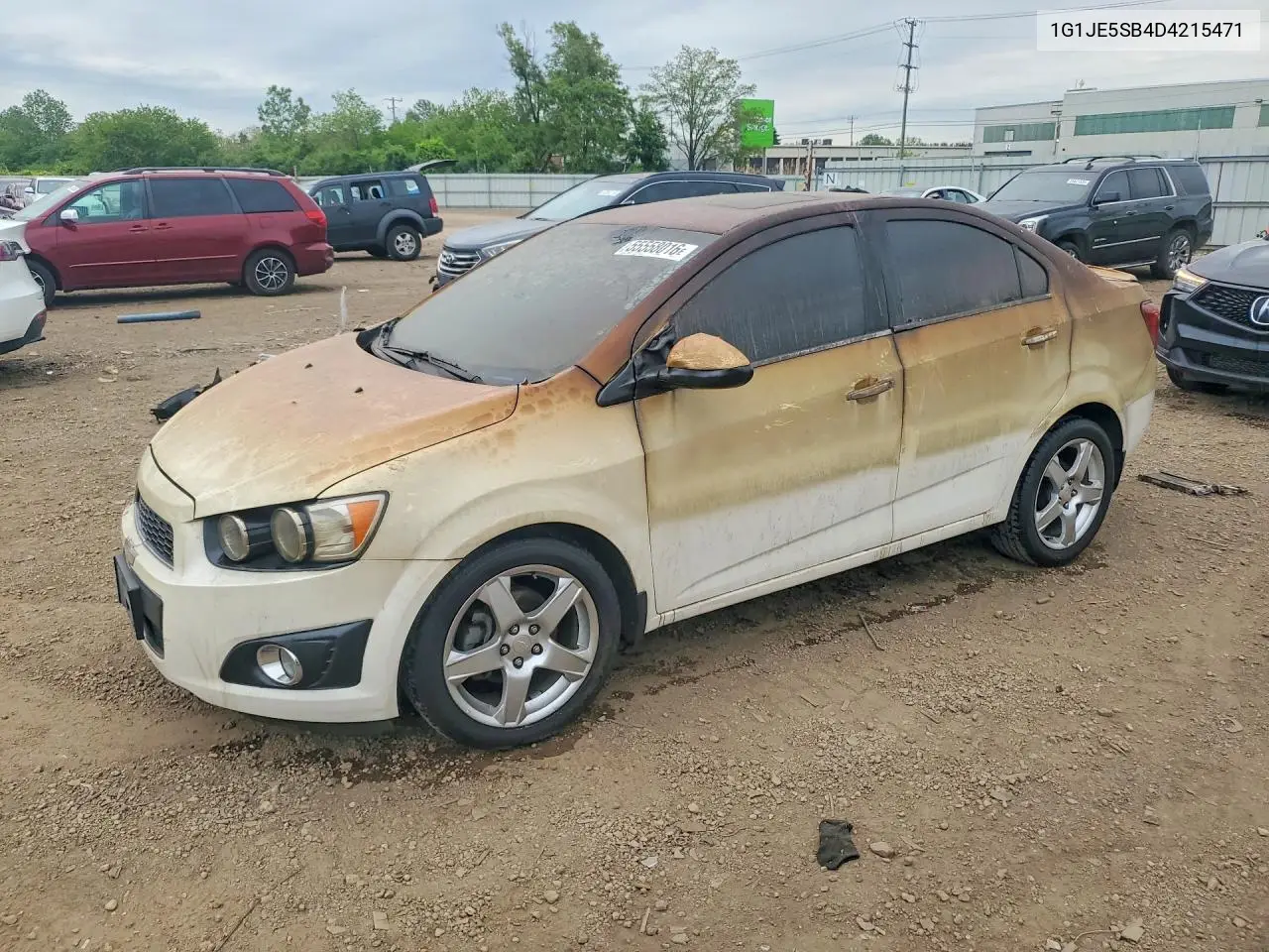 2013 Chevrolet Sonic Ltz VIN: 1G1JE5SB4D4215471 Lot: 55558016