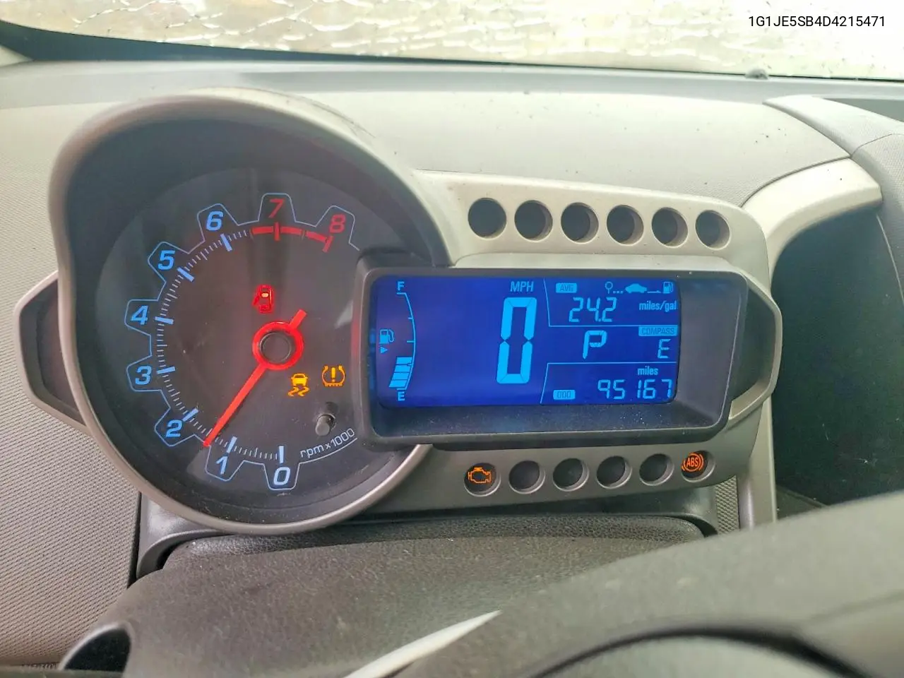 2013 Chevrolet Sonic Ltz VIN: 1G1JE5SB4D4215471 Lot: 55558016