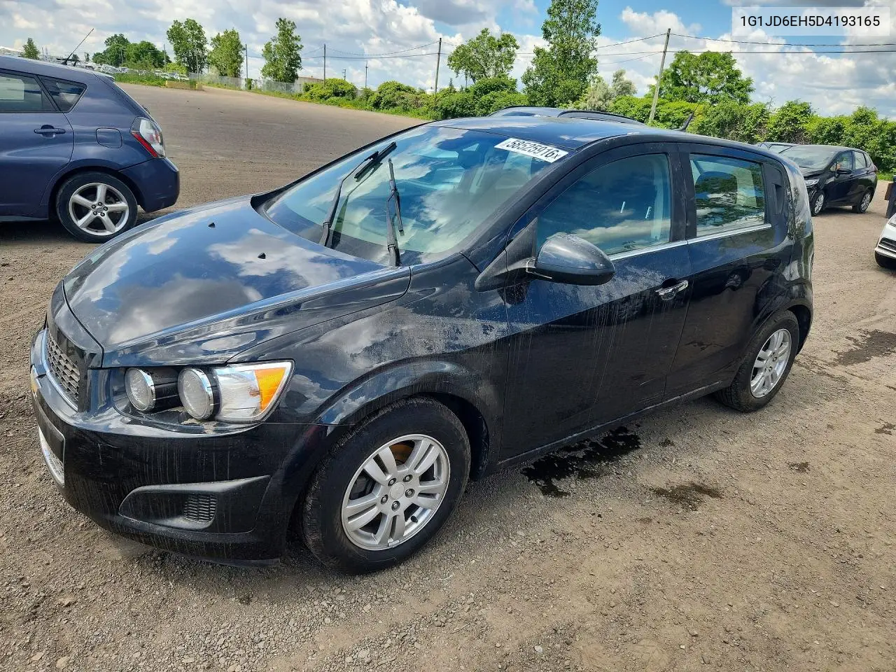 2013 Chevrolet Sonic Lt VIN: 1G1JD6EH5D4193165 Lot: 58525916
