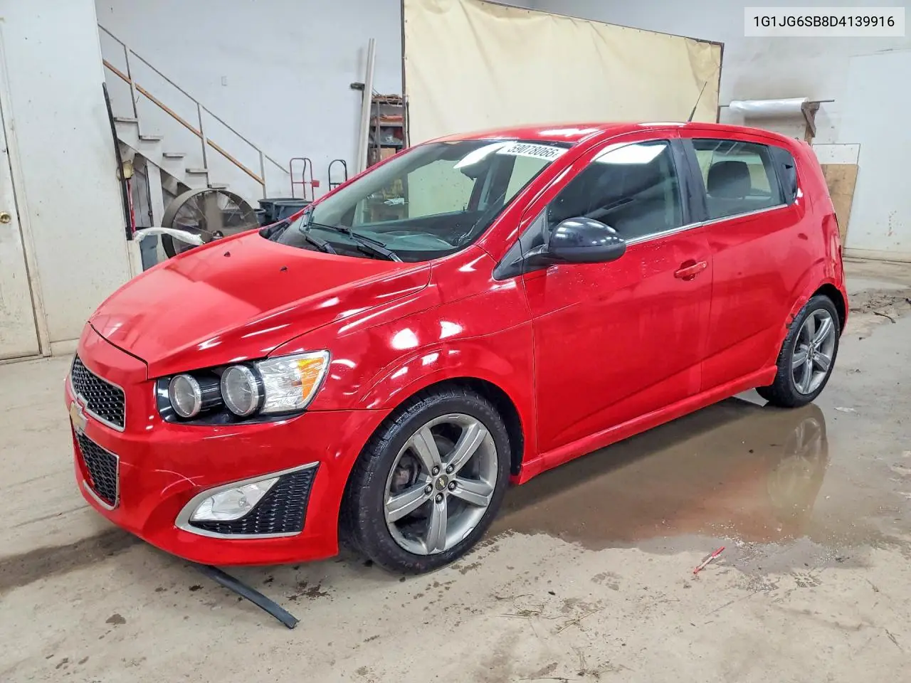 2013 Chevrolet Sonic Rs VIN: 1G1JG6SB8D4139916 Lot: 59078066