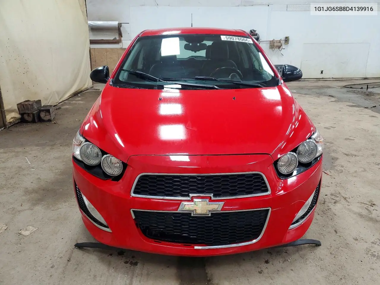 2013 Chevrolet Sonic Rs VIN: 1G1JG6SB8D4139916 Lot: 59078066