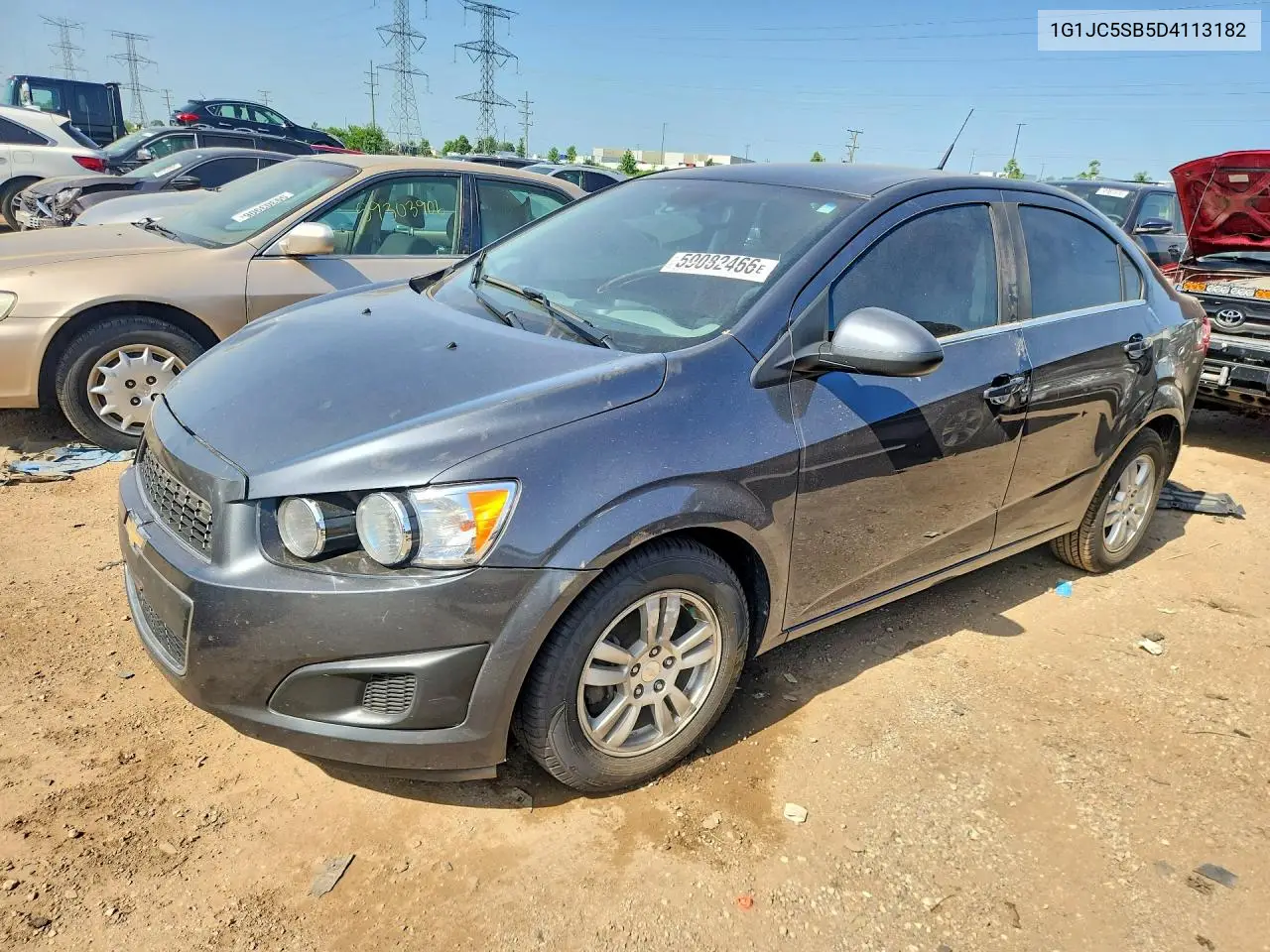 2013 Chevrolet Sonic Lt VIN: 1G1JC5SB5D4113182 Lot: 59082466