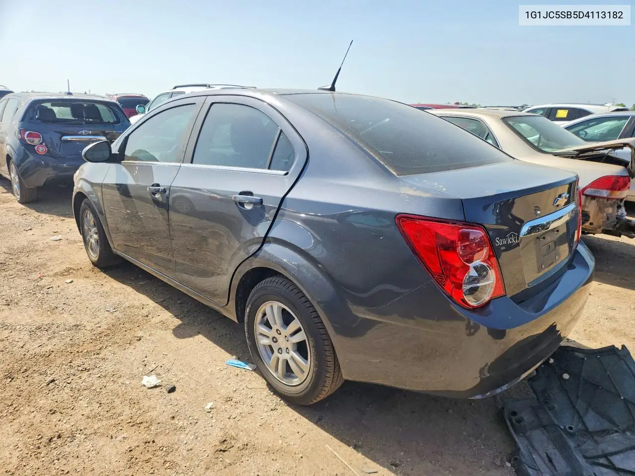 2013 Chevrolet Sonic Lt VIN: 1G1JC5SB5D4113182 Lot: 59082466