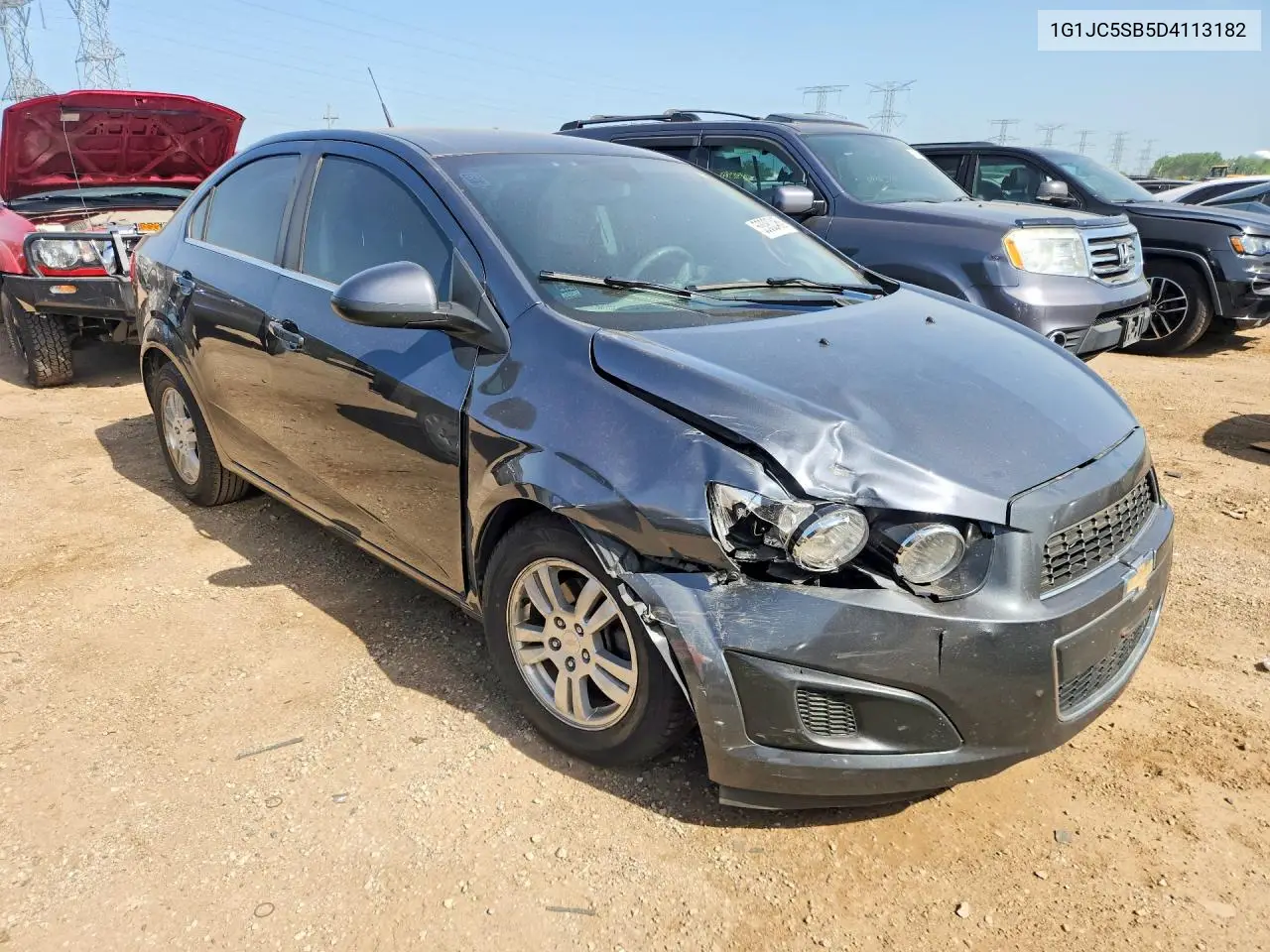 2013 Chevrolet Sonic Lt VIN: 1G1JC5SB5D4113182 Lot: 59082466