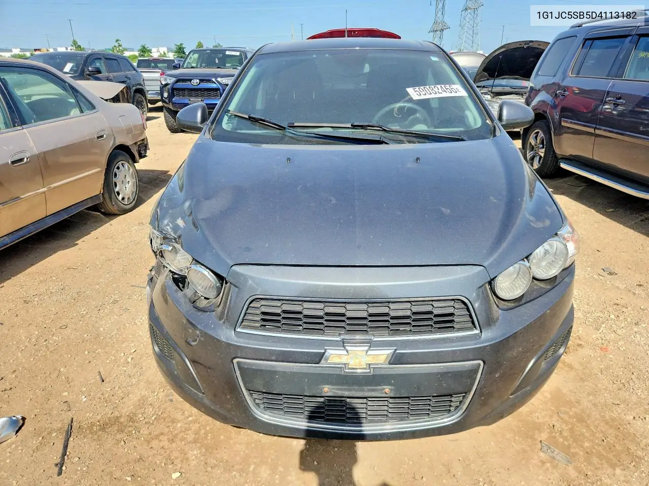 2013 Chevrolet Sonic Lt VIN: 1G1JC5SB5D4113182 Lot: 59082466