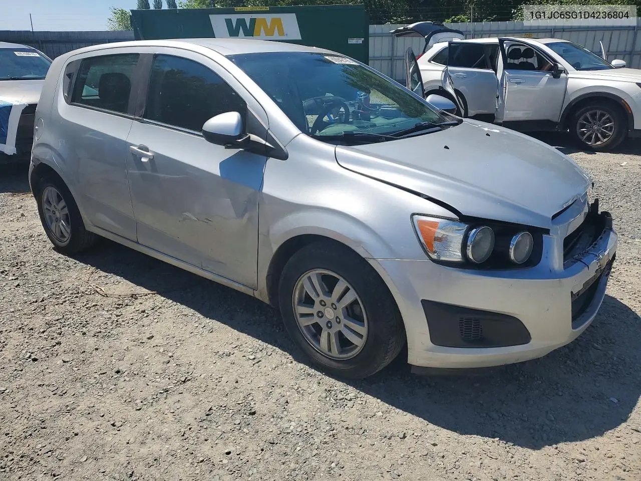 2013 Chevrolet Sonic Lt VIN: 1G1JC6SG1D4236804 Lot: 60942196