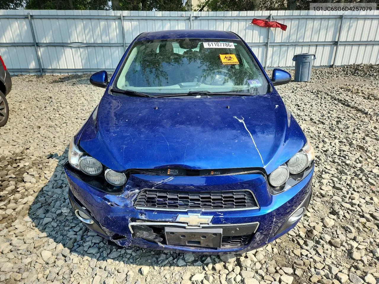 2013 Chevrolet Sonic Lt VIN: 1G1JC6SG6D4257079 Lot: 61107786