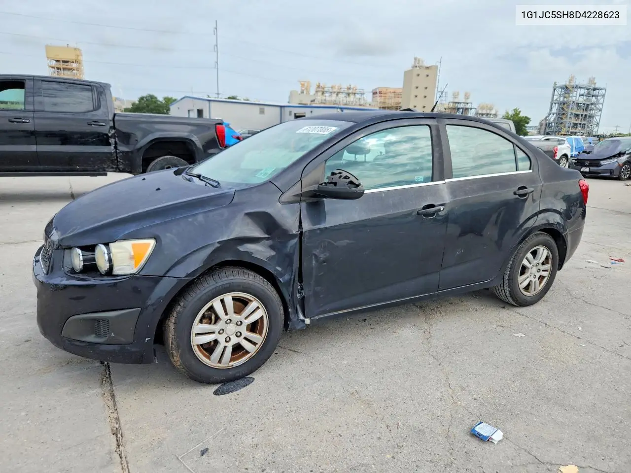 2013 Chevrolet Sonic Lt VIN: 1G1JC5SH8D4228623 Lot: 61207006