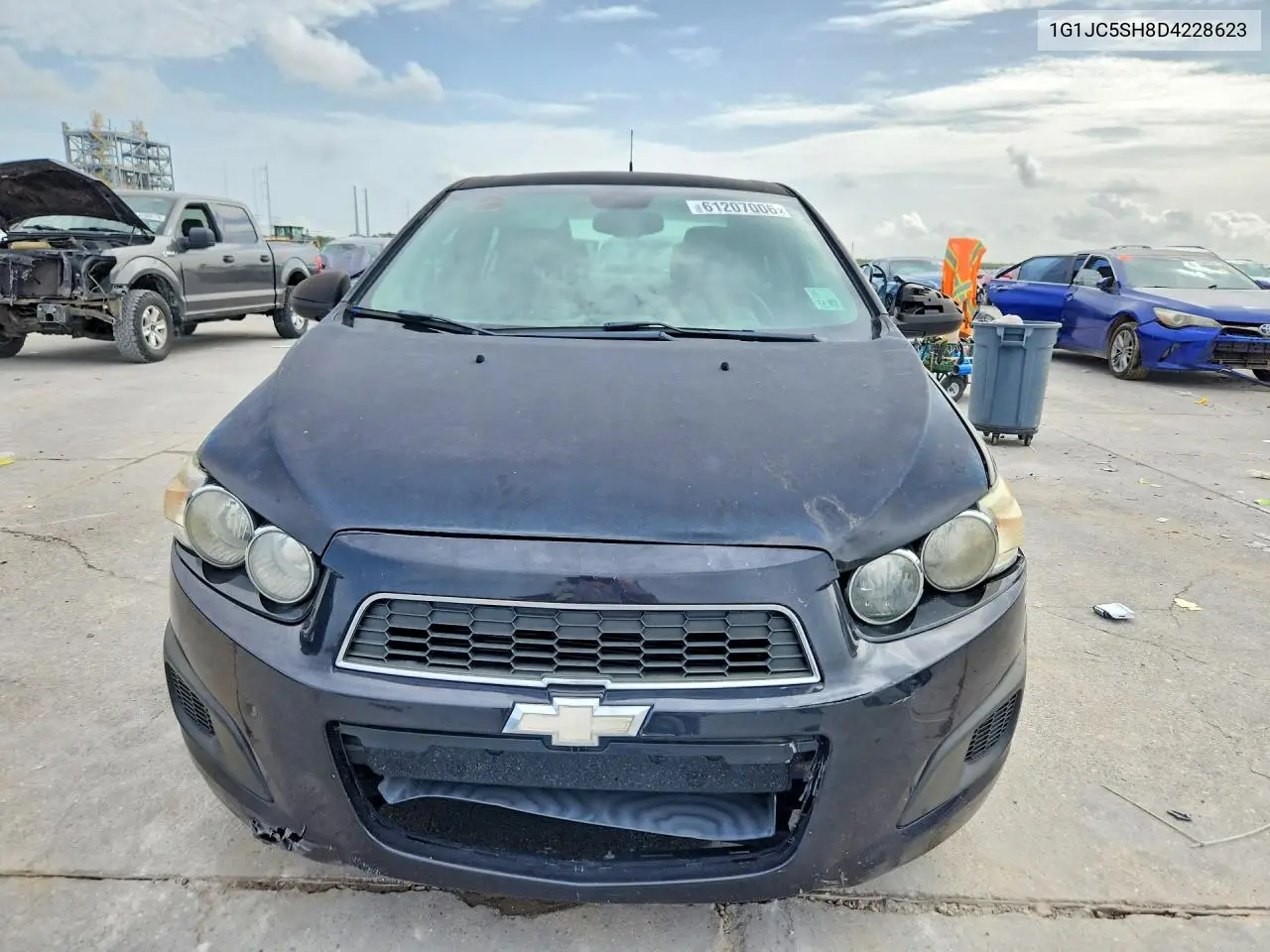 2013 Chevrolet Sonic Lt VIN: 1G1JC5SH8D4228623 Lot: 61207006