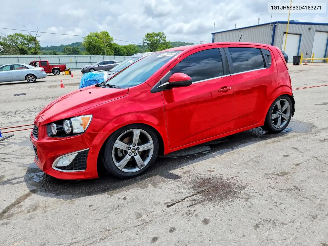 2013 Chevrolet Sonic Rs VIN: 1G1JH6SB3D4183271 Lot: 62223246