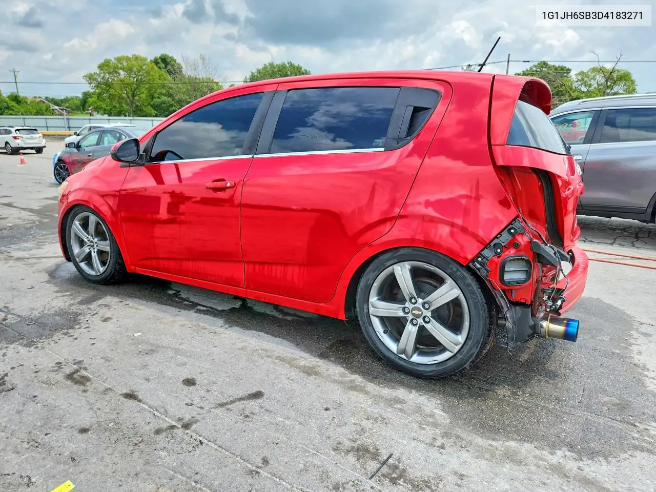 2013 Chevrolet Sonic Rs VIN: 1G1JH6SB3D4183271 Lot: 62223246