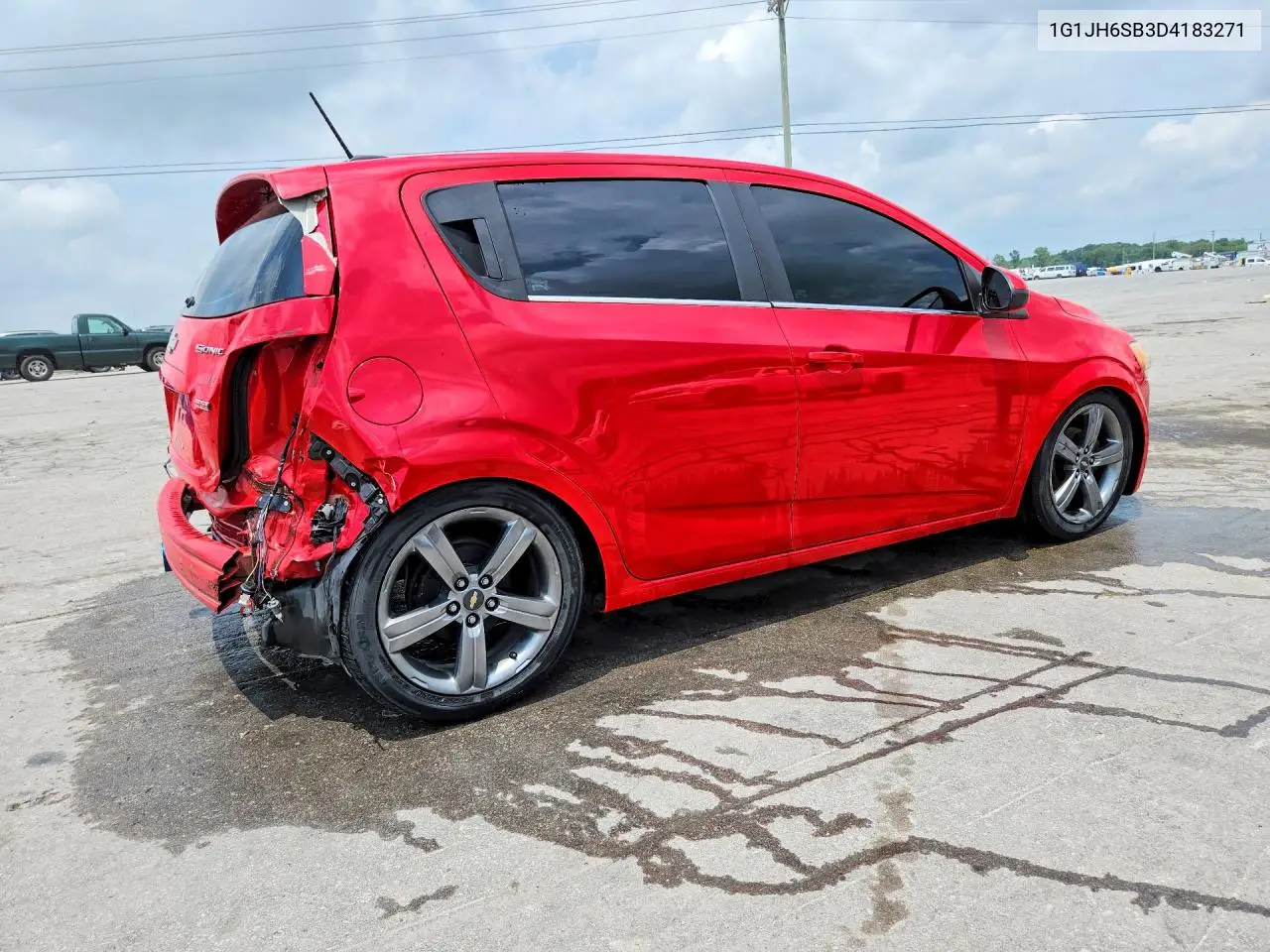 2013 Chevrolet Sonic Rs VIN: 1G1JH6SB3D4183271 Lot: 62223246
