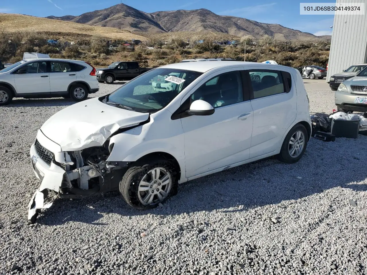 1G1JD6SB3D4149374 2013 Chevrolet Sonic Lt
