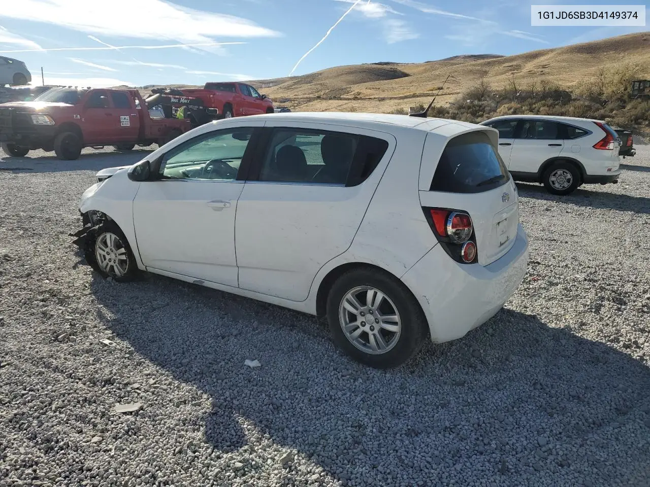 1G1JD6SB3D4149374 2013 Chevrolet Sonic Lt