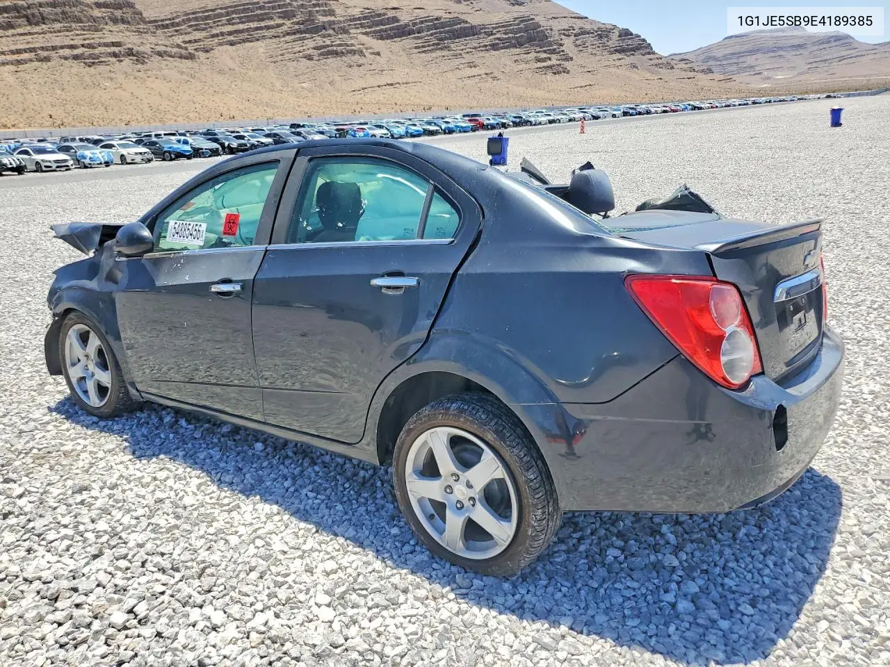 2014 Chevrolet Sonic Ltz VIN: 1G1JE5SB9E4189385 Lot: 54885456