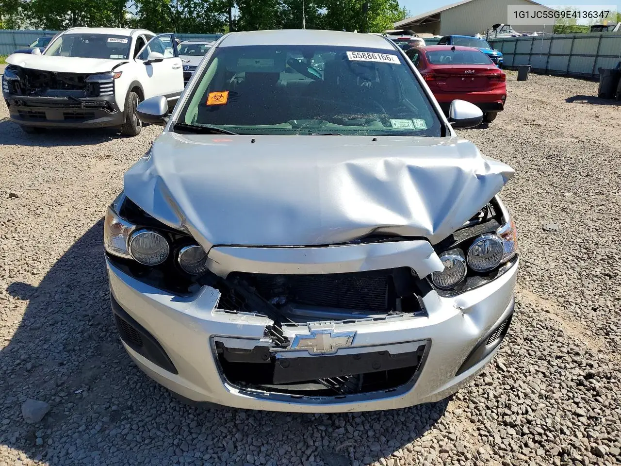 2014 Chevrolet Sonic Lt VIN: 1G1JC5SG9E4136347 Lot: 55886166