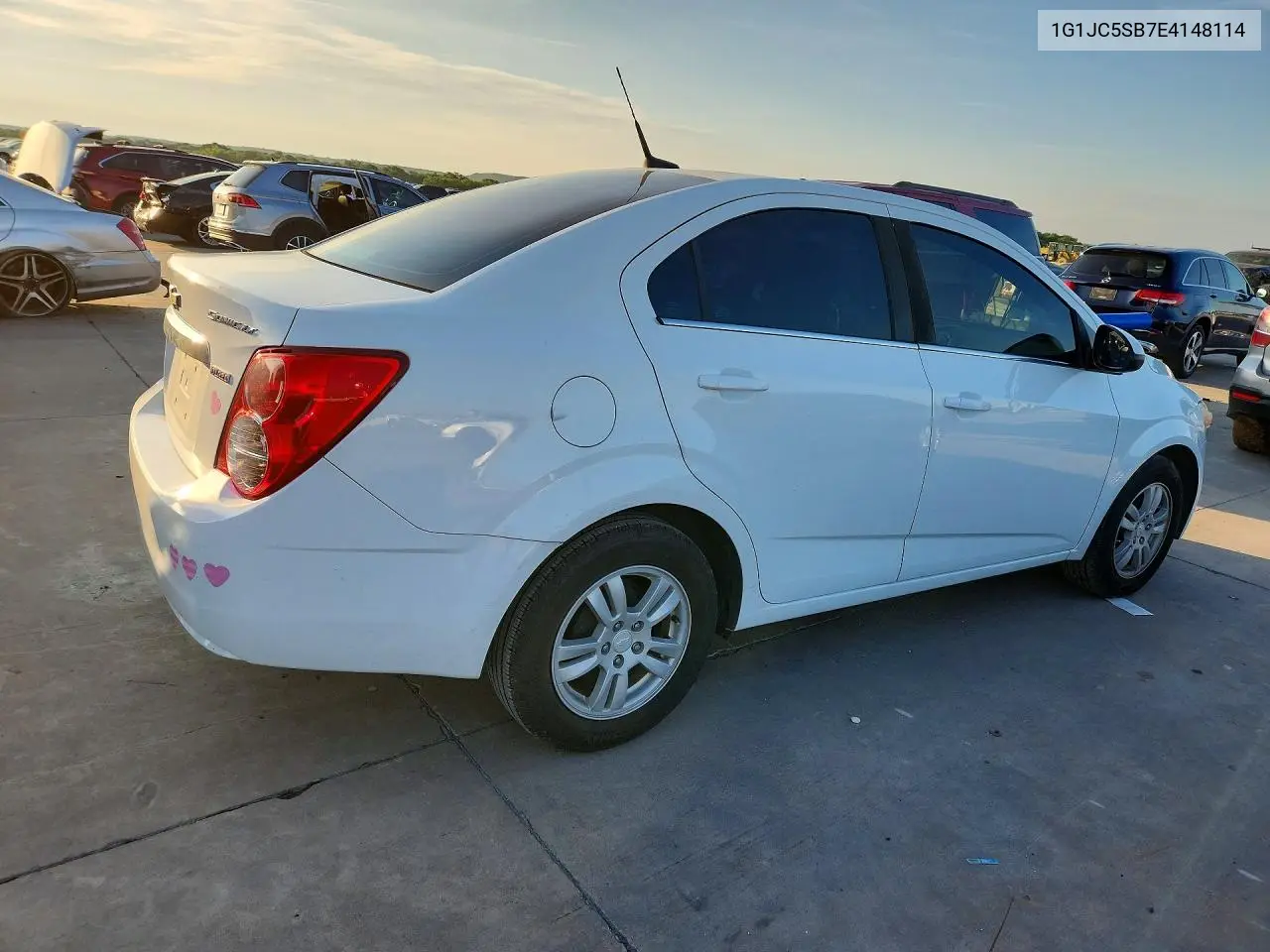 2014 Chevrolet Sonic Lt VIN: 1G1JC5SB7E4148114 Lot: 56110936