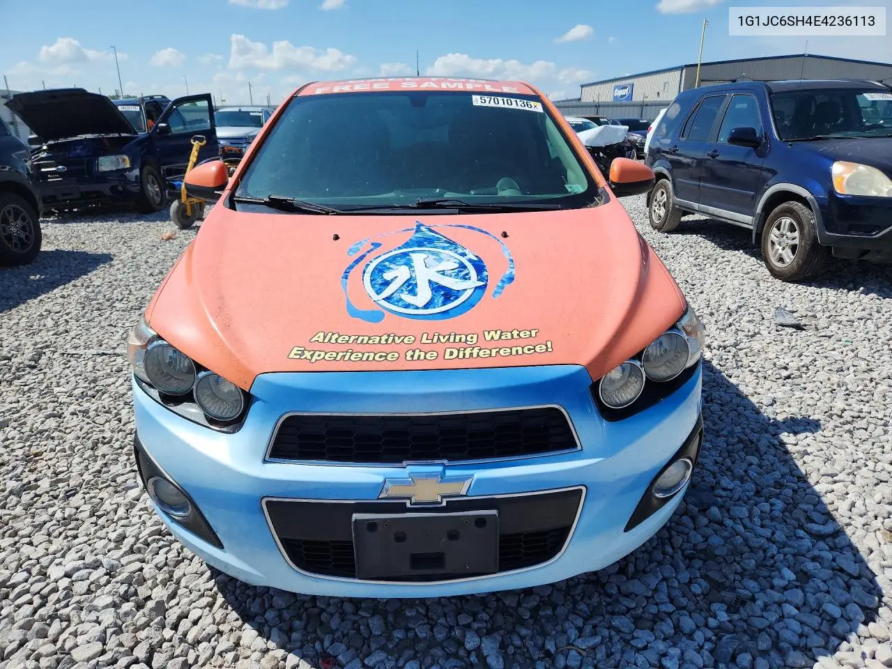 2014 Chevrolet Sonic Lt VIN: 1G1JC6SH4E4236113 Lot: 57010136