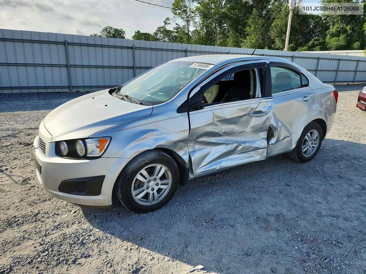 2014 Chevrolet Sonic Lt VIN: 1G1JC5SH4E4126088 Lot: 57506906