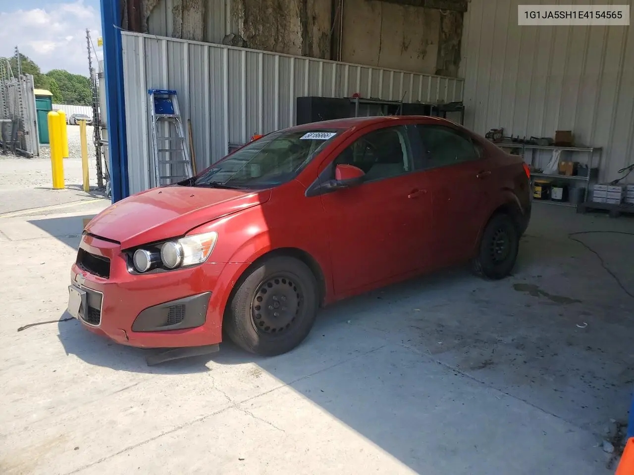 2014 Chevrolet Sonic Ls VIN: 1G1JA5SH1E4154565 Lot: 58186866