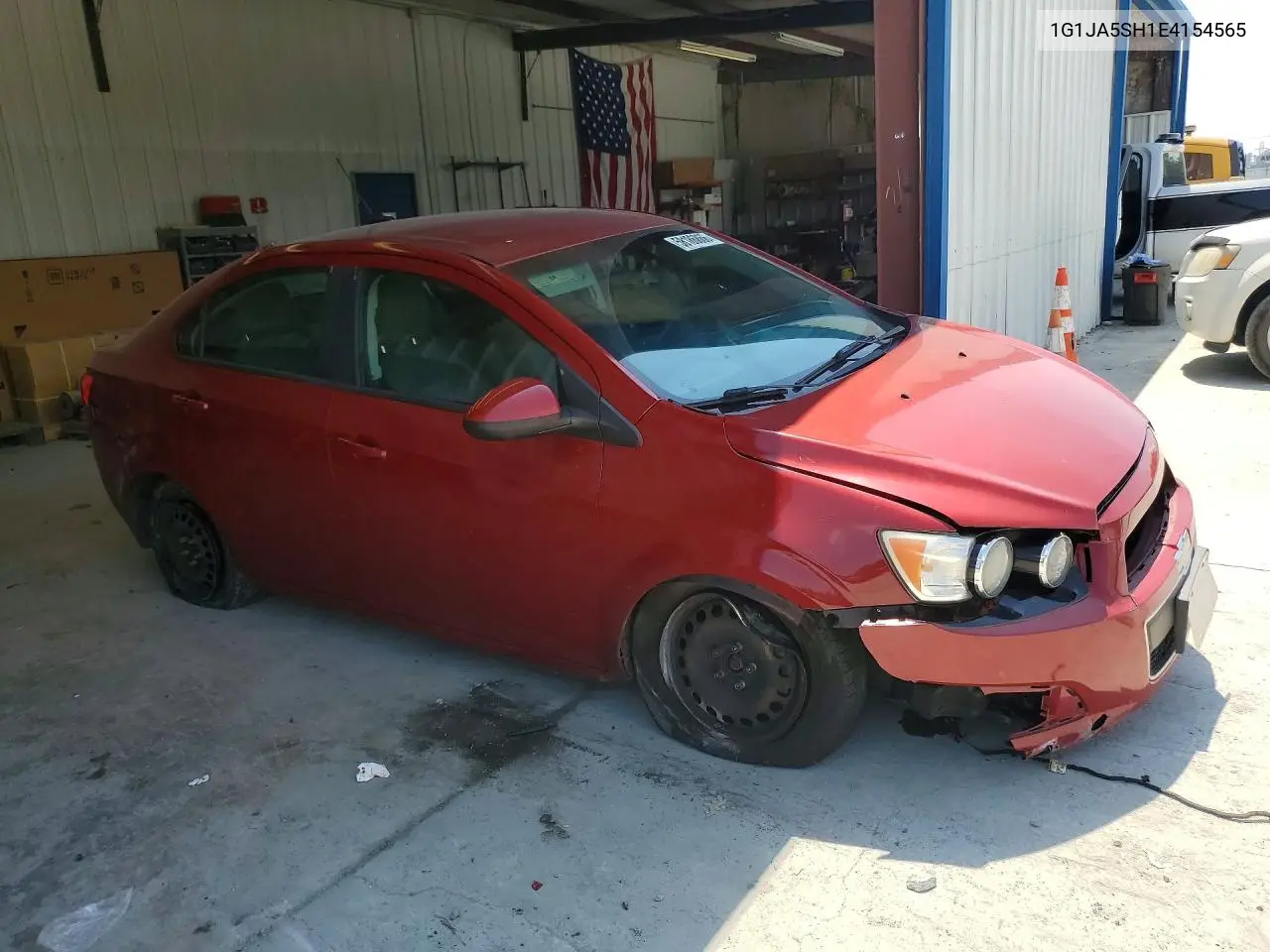 2014 Chevrolet Sonic Ls VIN: 1G1JA5SH1E4154565 Lot: 58186866