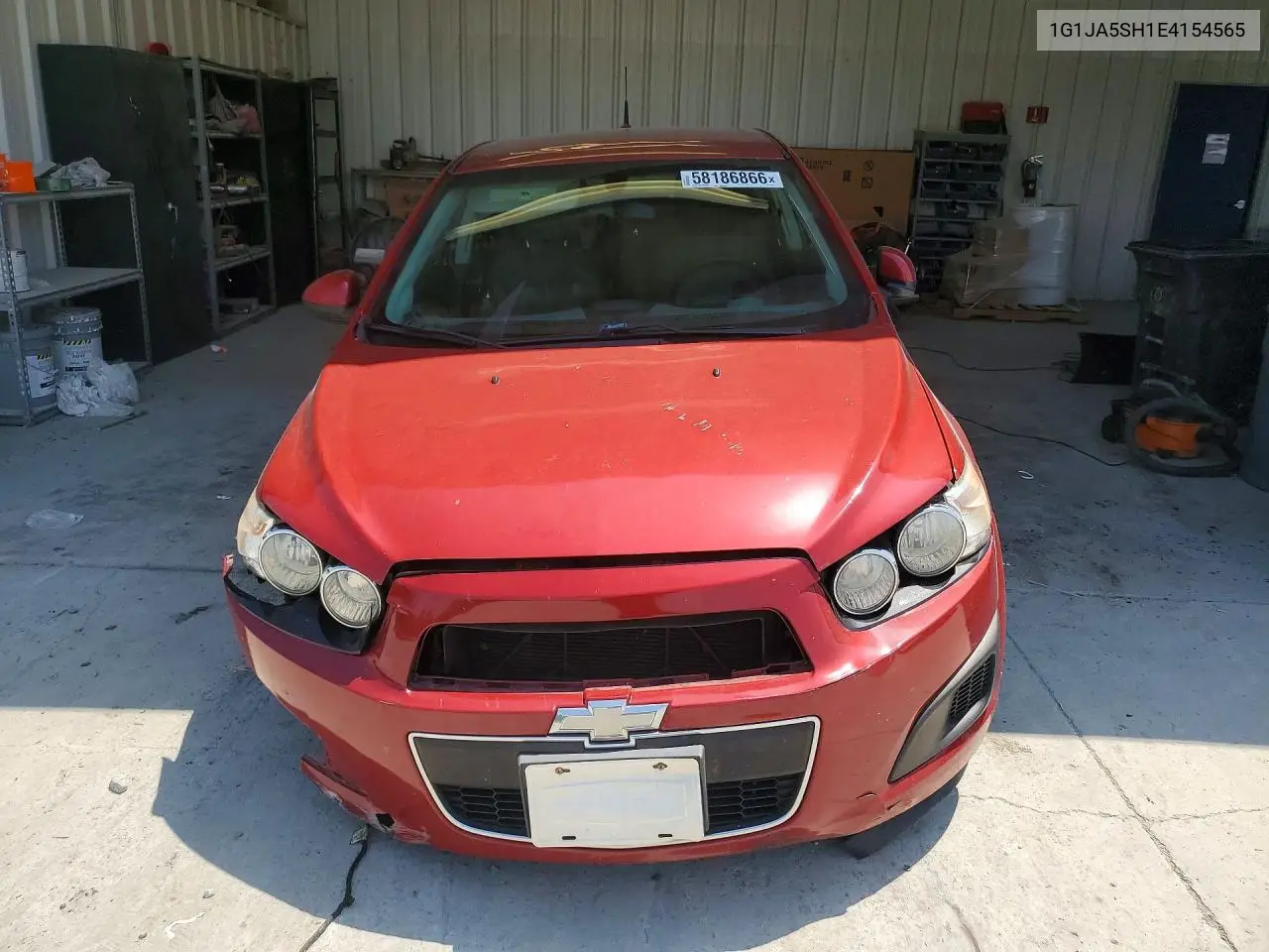 2014 Chevrolet Sonic Ls VIN: 1G1JA5SH1E4154565 Lot: 58186866
