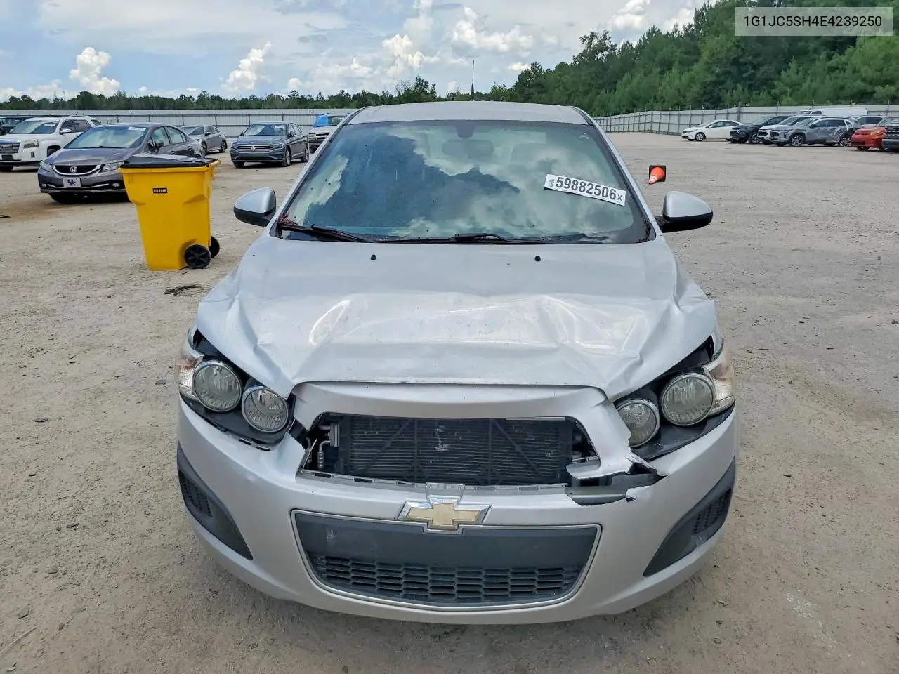 2014 Chevrolet Sonic Lt VIN: 1G1JC5SH4E4239250 Lot: 59882506