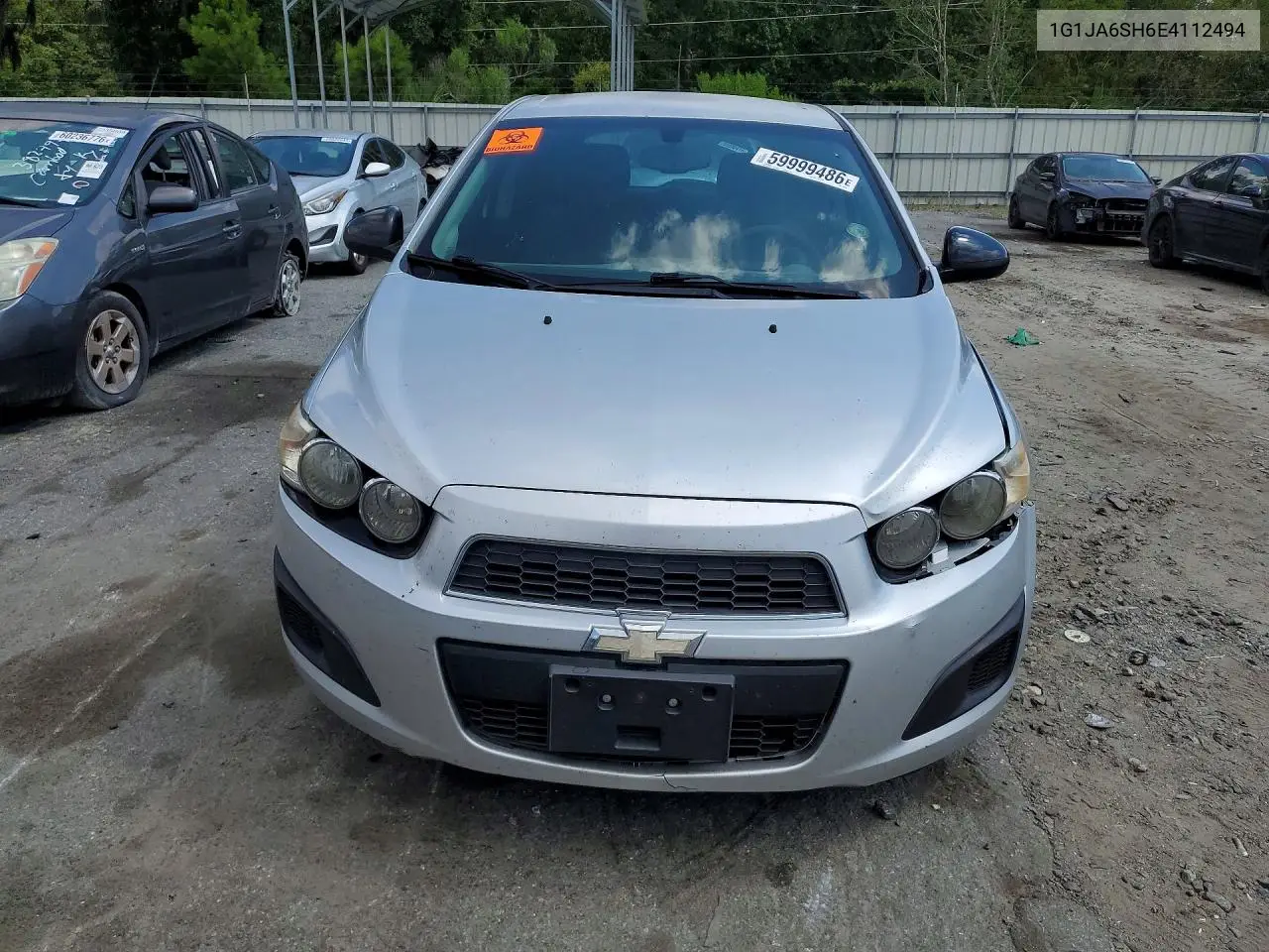 2014 Chevrolet Sonic Ls VIN: 1G1JA6SH6E4112494 Lot: 59999486