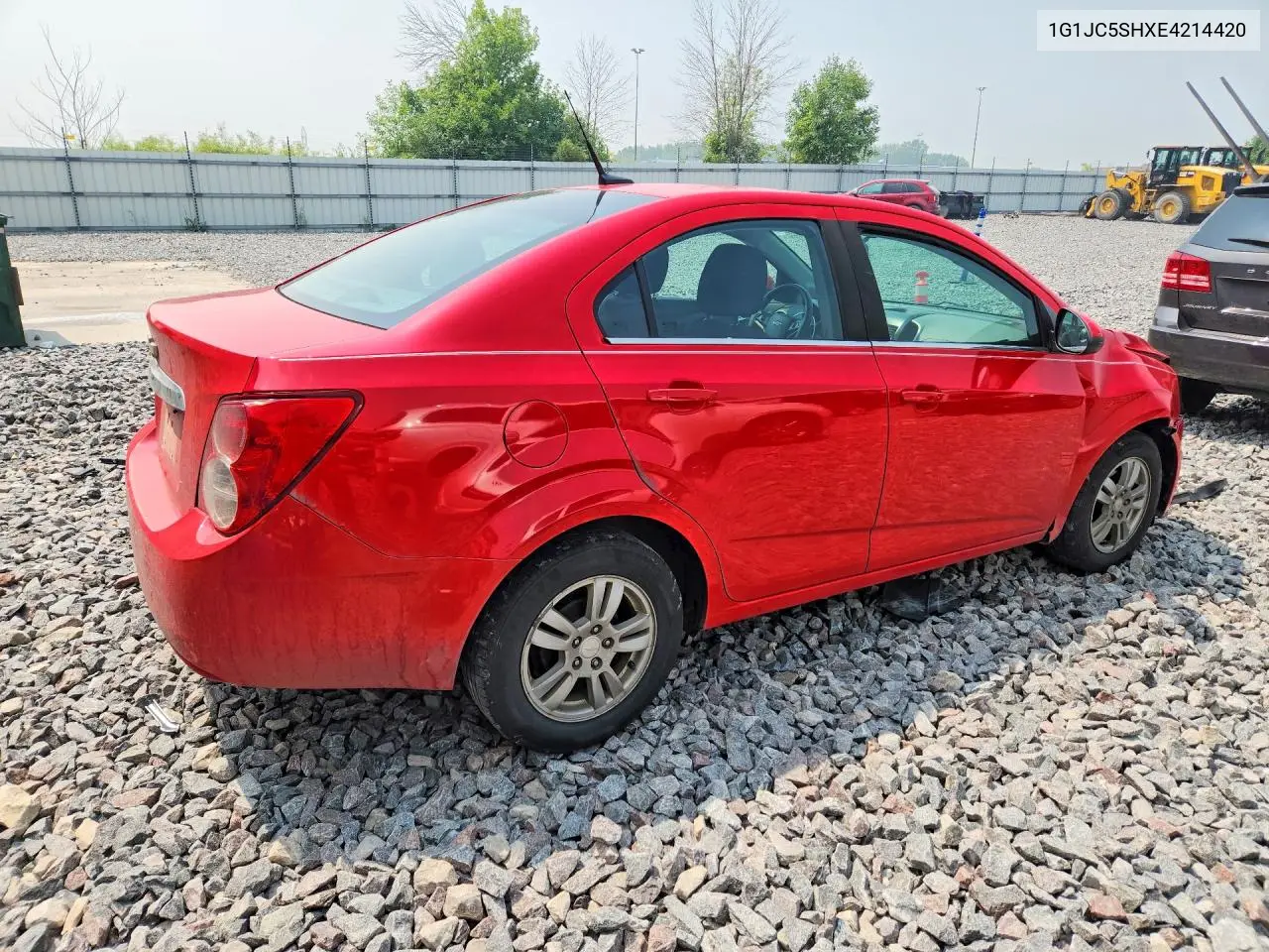 2014 Chevrolet Sonic Lt VIN: 1G1JC5SHXE4214420 Lot: 61616646