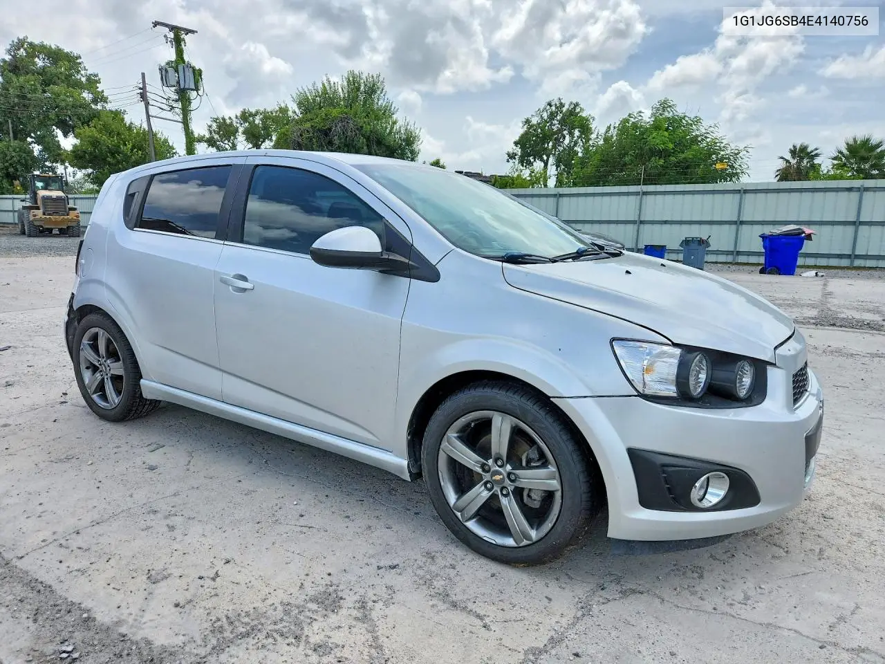 2014 Chevrolet Sonic Rs VIN: 1G1JG6SB4E4140756 Lot: 61718736