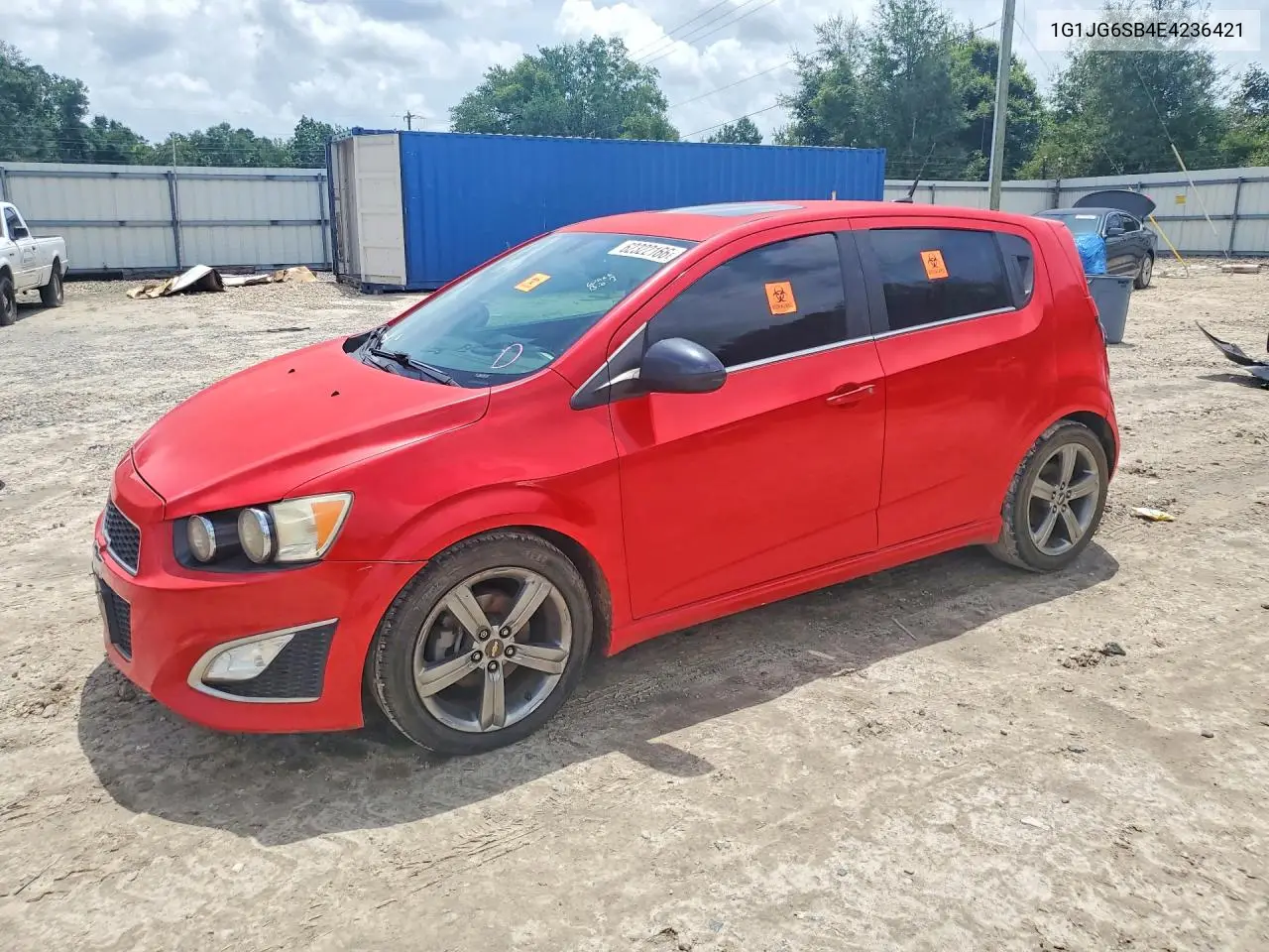 2014 Chevrolet Sonic Rs VIN: 1G1JG6SB4E4236421 Lot: 62322166