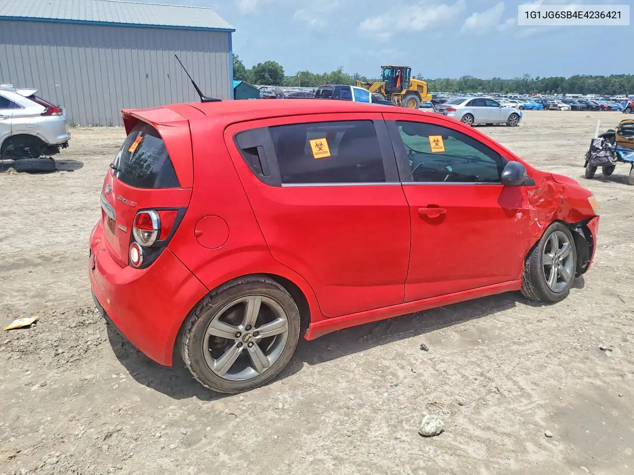 2014 Chevrolet Sonic Rs VIN: 1G1JG6SB4E4236421 Lot: 62322166