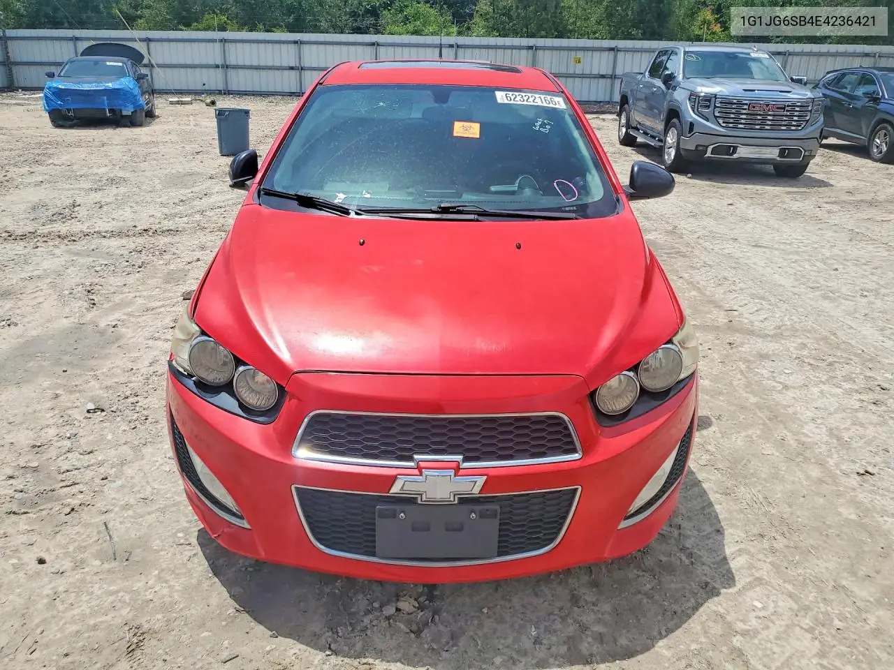 2014 Chevrolet Sonic Rs VIN: 1G1JG6SB4E4236421 Lot: 62322166