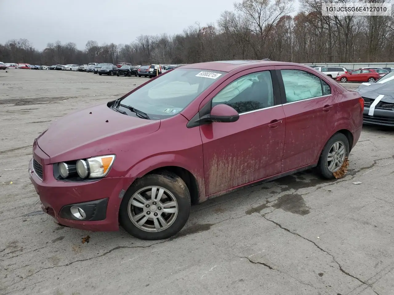 1G1JC5SG6E4127010 2014 Chevrolet Sonic Lt