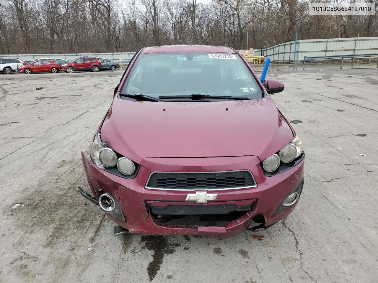 1G1JC5SG6E4127010 2014 Chevrolet Sonic Lt