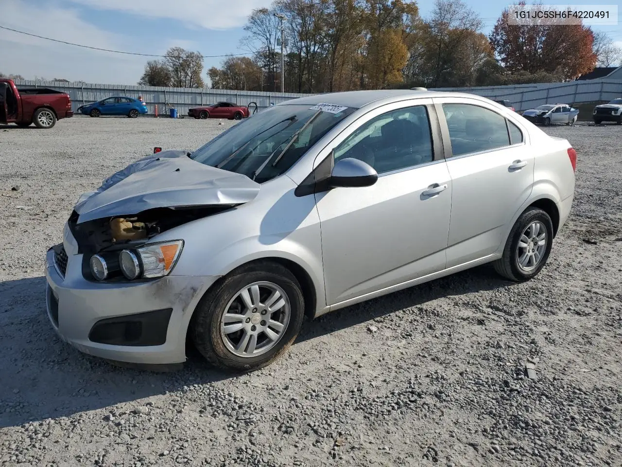 1G1JC5SH6F4220491 2015 Chevrolet Sonic Lt