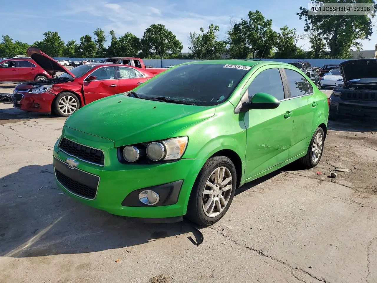 2015 Chevrolet Sonic Lt VIN: 1G1JC5SH3F4132398 Lot: 54653676