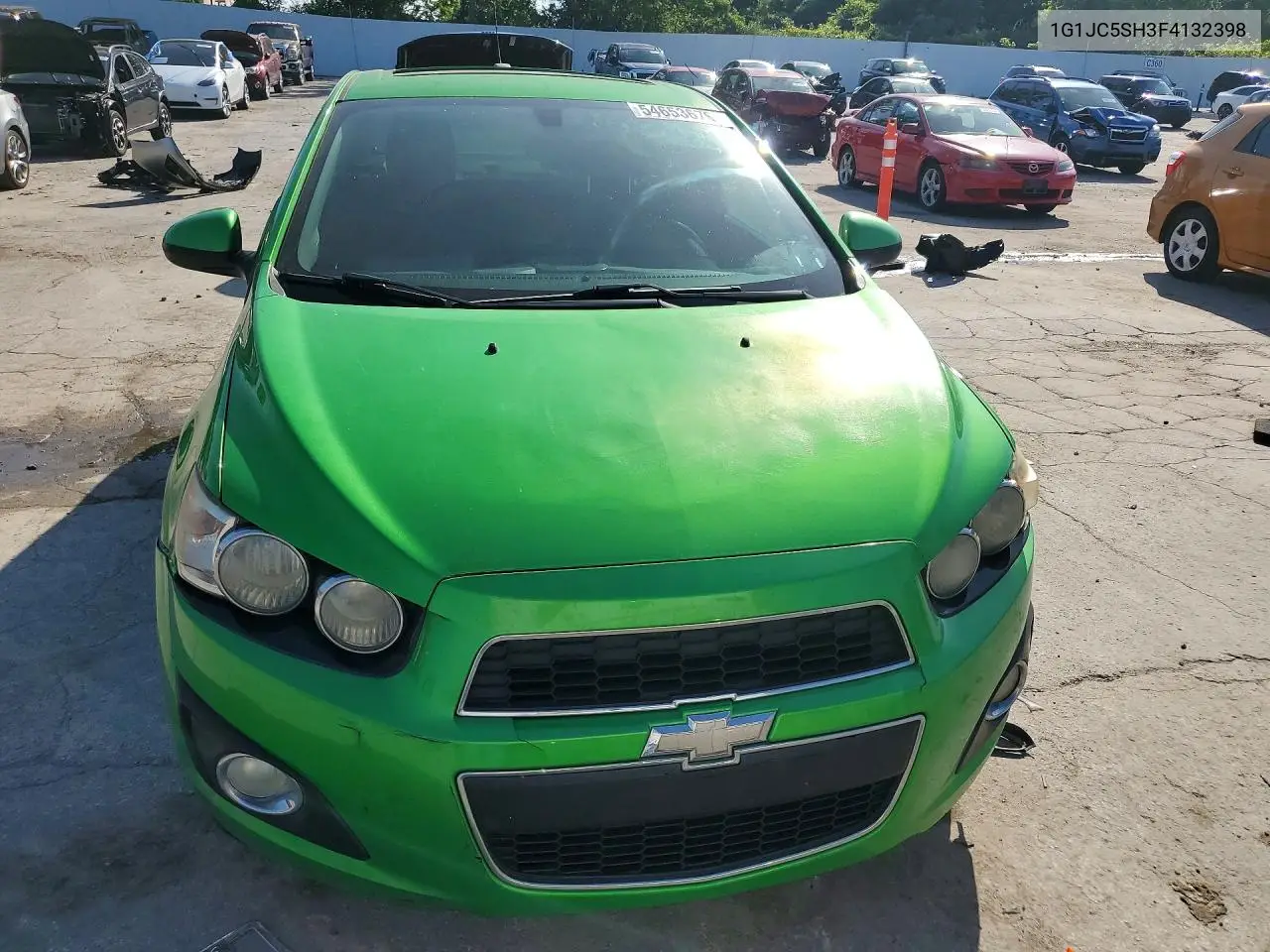 2015 Chevrolet Sonic Lt VIN: 1G1JC5SH3F4132398 Lot: 54653676