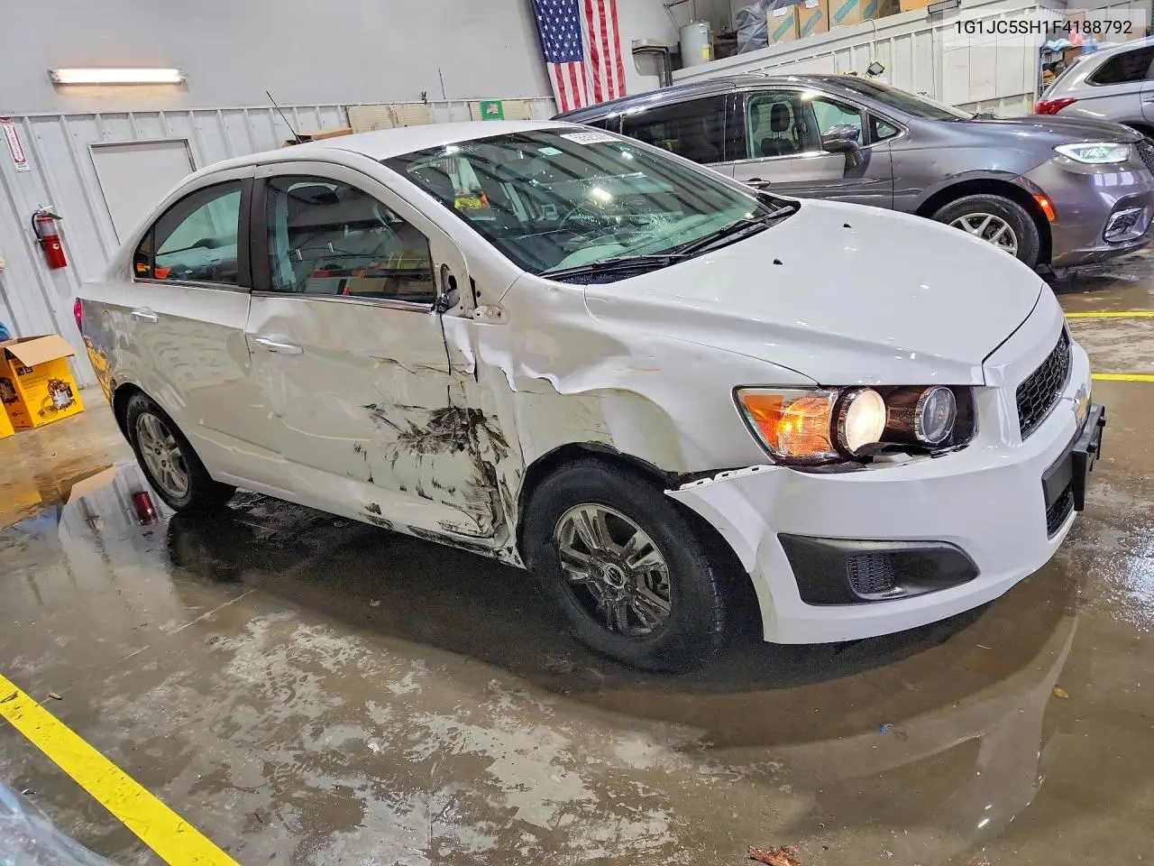 2015 Chevrolet Sonic Lt VIN: 1G1JC5SH1F4188792 Lot: 55525386