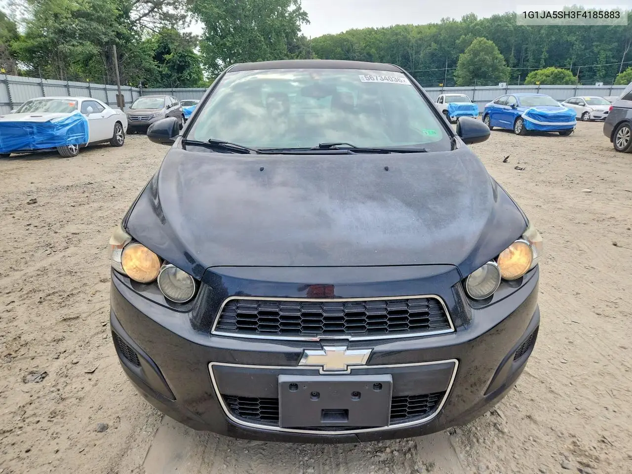 2015 Chevrolet Sonic Ls VIN: 1G1JA5SH3F4185883 Lot: 56734036