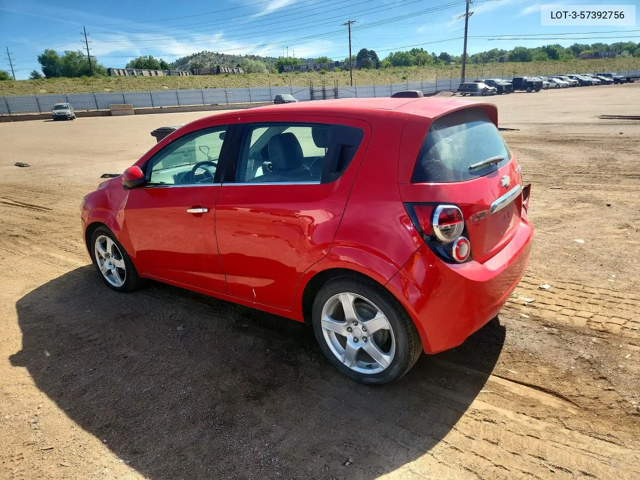 2015 Chevrolet Sonic VIN: 1G1JE6SB0F4119393 Lot: 57392756