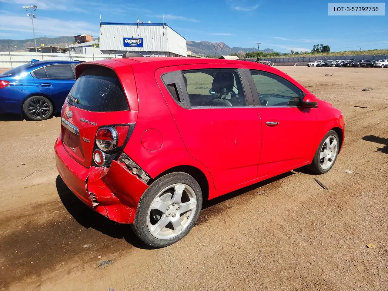 2015 Chevrolet Sonic VIN: 1G1JE6SB0F4119393 Lot: 57392756