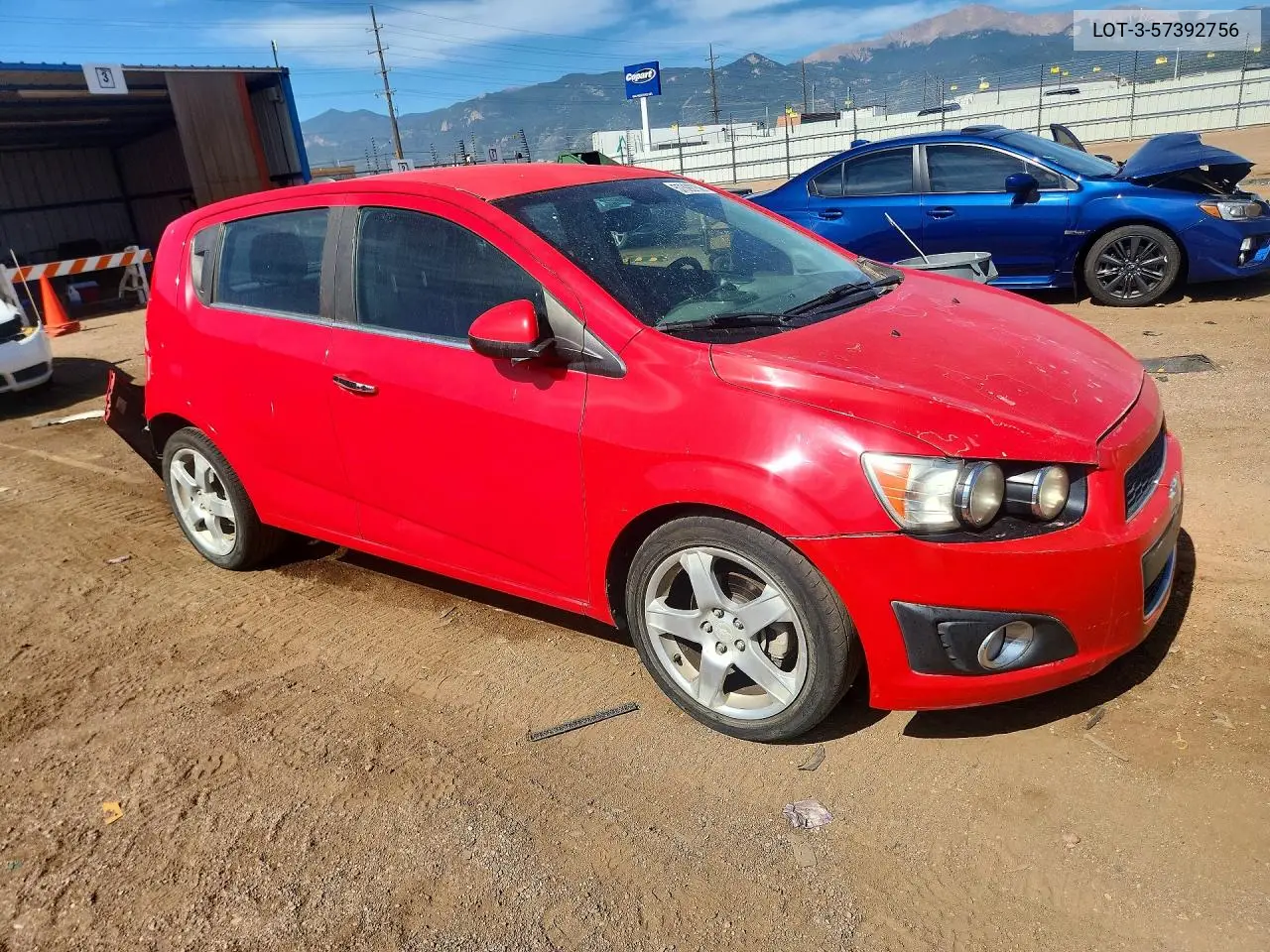 2015 Chevrolet Sonic VIN: 1G1JE6SB0F4119393 Lot: 57392756
