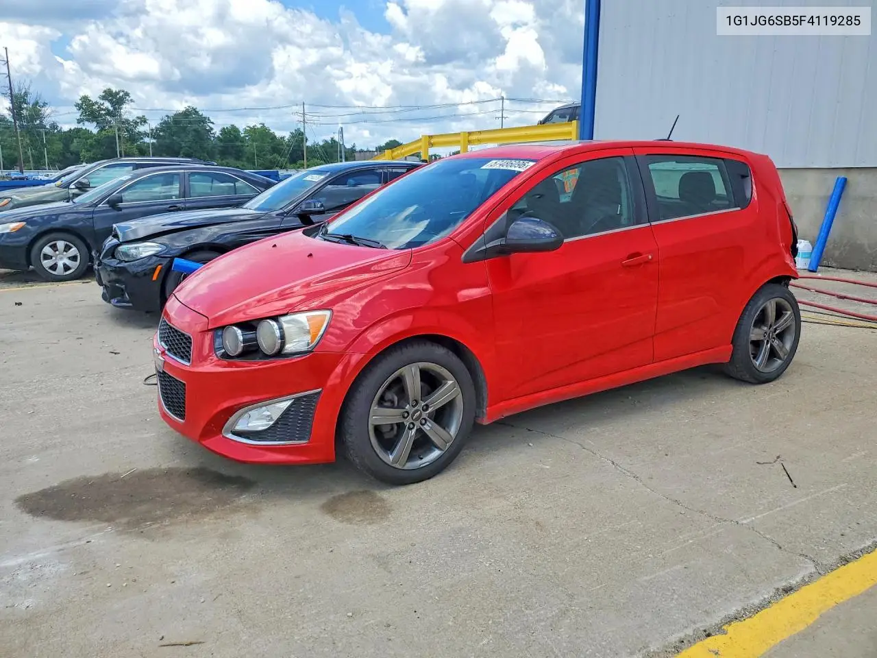 2015 Chevrolet Sonic Rs VIN: 1G1JG6SB5F4119285 Lot: 57486096