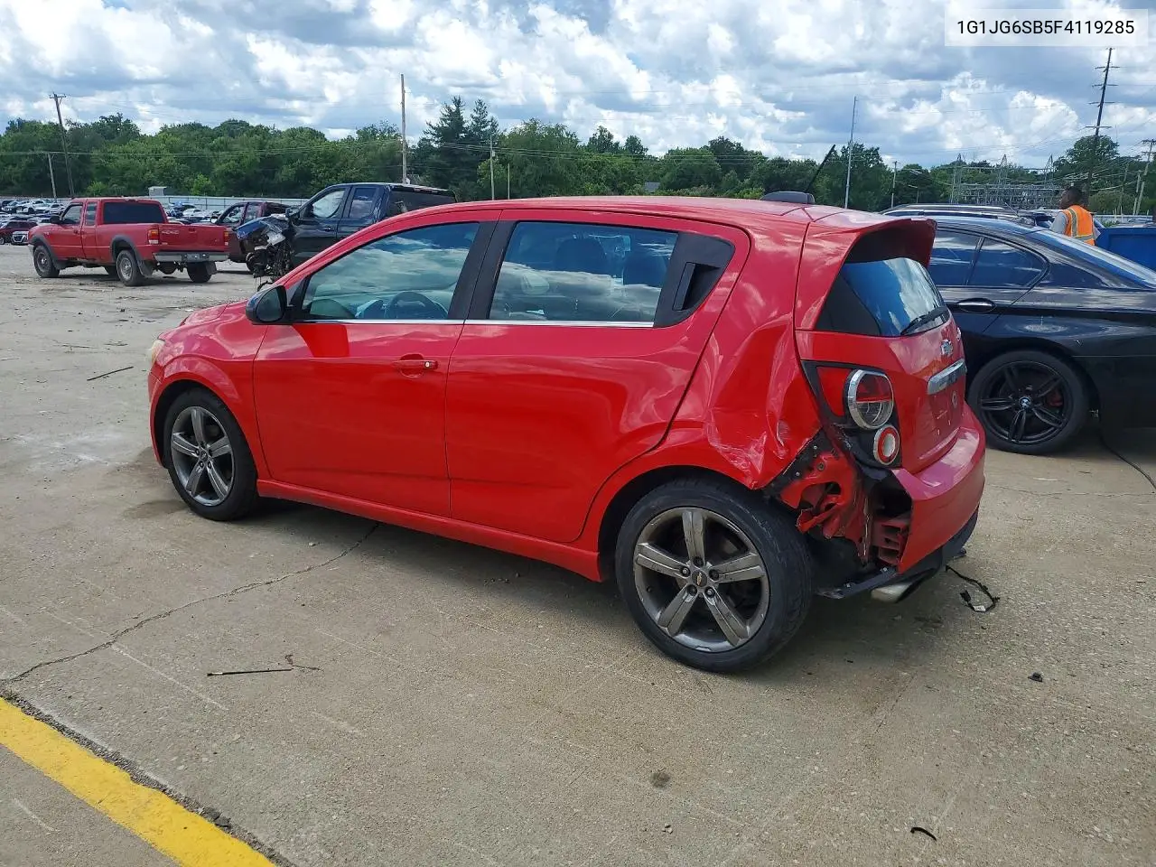 2015 Chevrolet Sonic Rs VIN: 1G1JG6SB5F4119285 Lot: 57486096