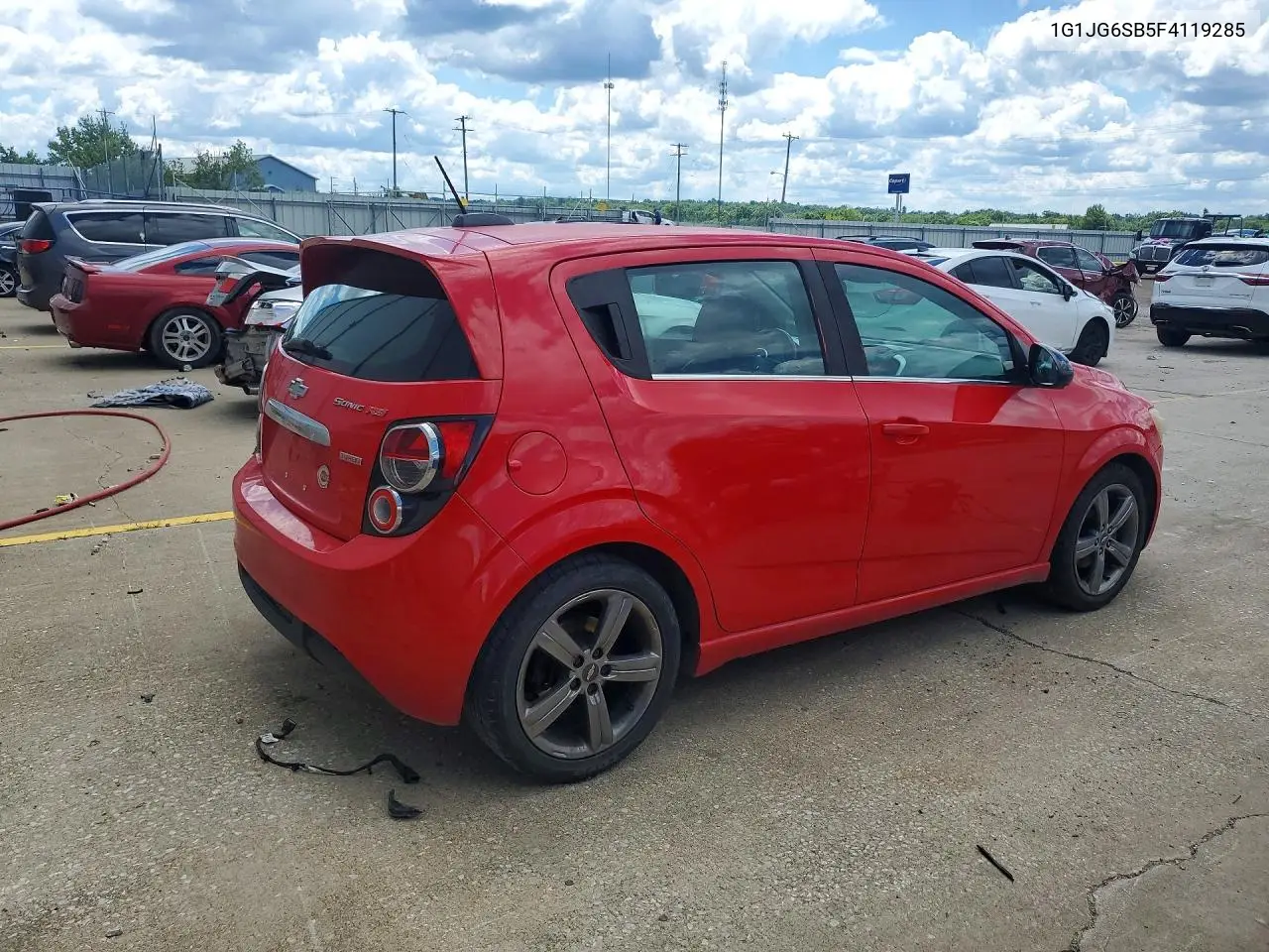 2015 Chevrolet Sonic Rs VIN: 1G1JG6SB5F4119285 Lot: 57486096
