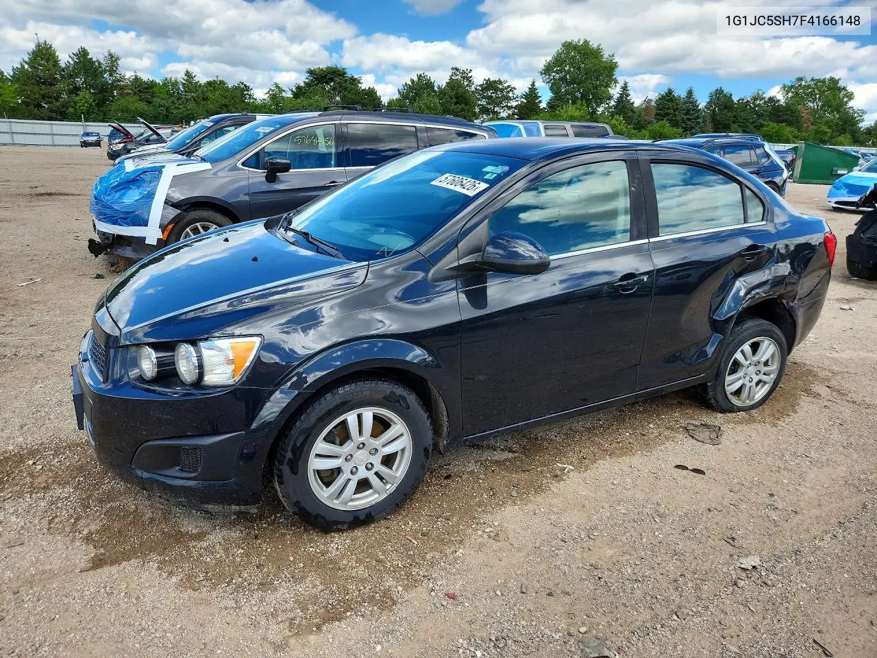 2015 Chevrolet Sonic Lt VIN: 1G1JC5SH7F4166148 Lot: 57606426