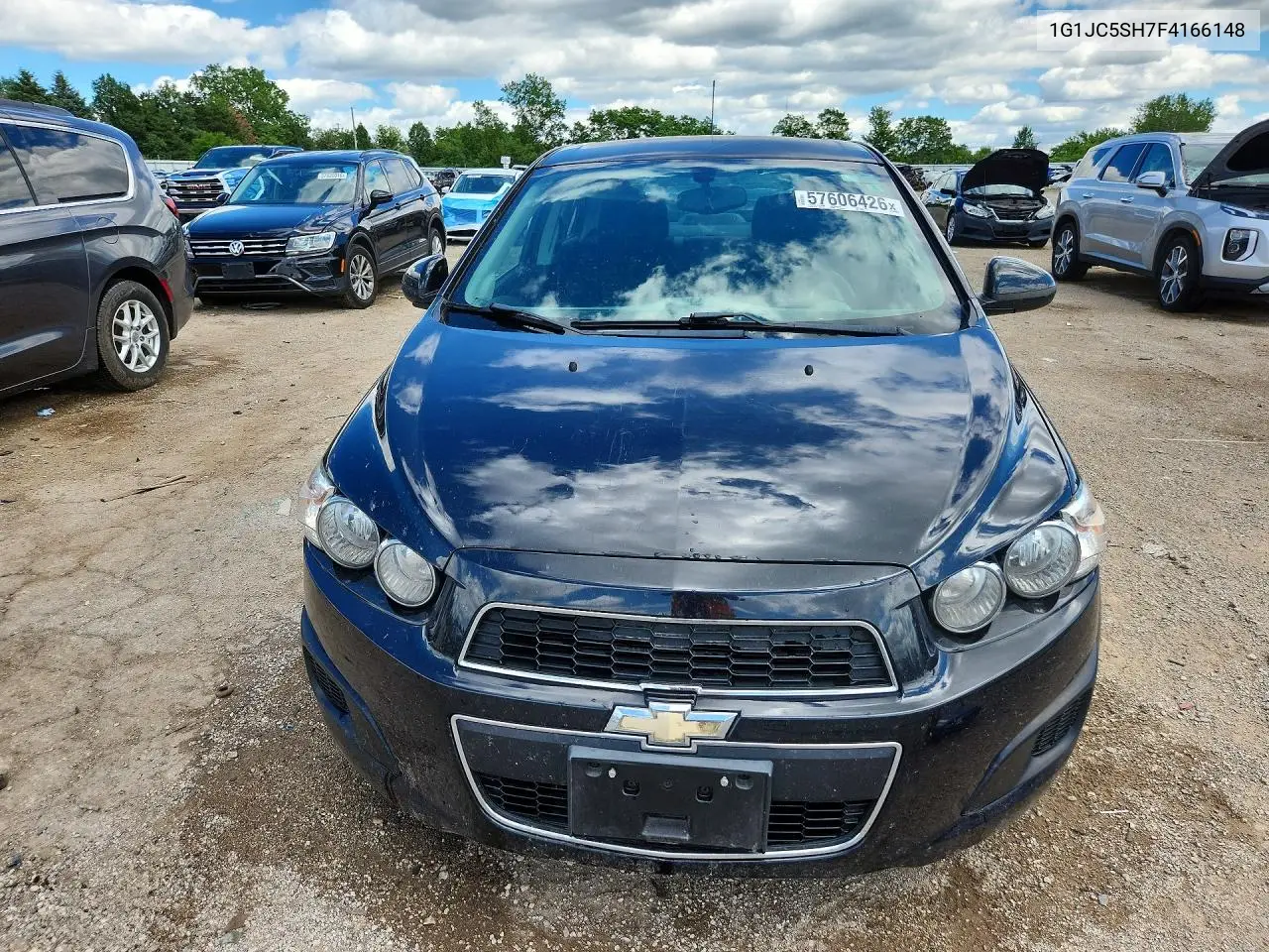 2015 Chevrolet Sonic Lt VIN: 1G1JC5SH7F4166148 Lot: 57606426