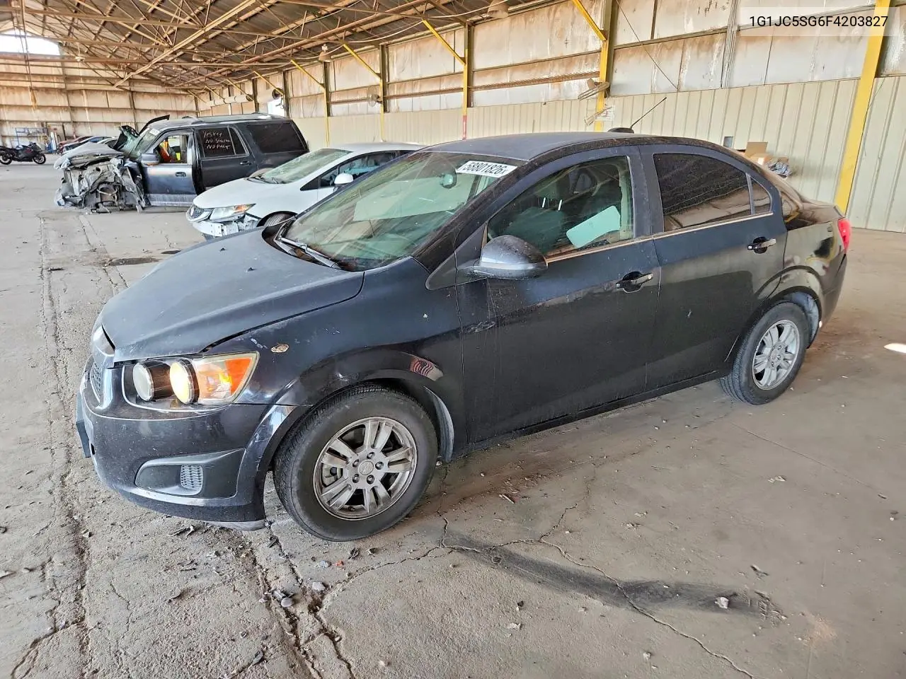 2015 Chevrolet Sonic Lt VIN: 1G1JC5SG6F4203827 Lot: 58801826